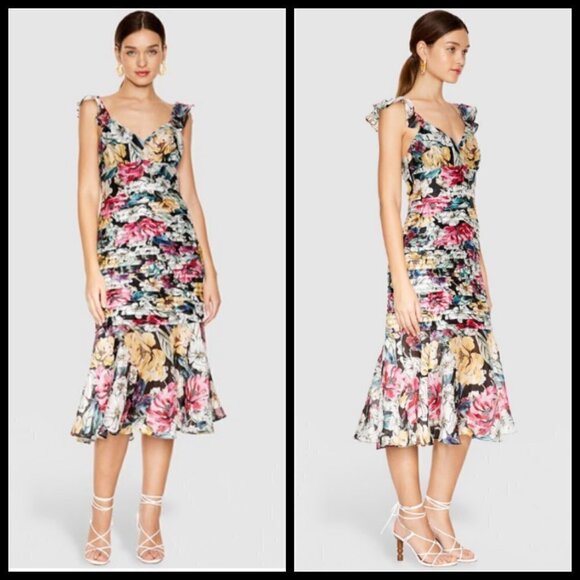 💕TALULAH💕 Alive Midi Dress ~ Wild Camellia Small NWT - Picture 5 of 17